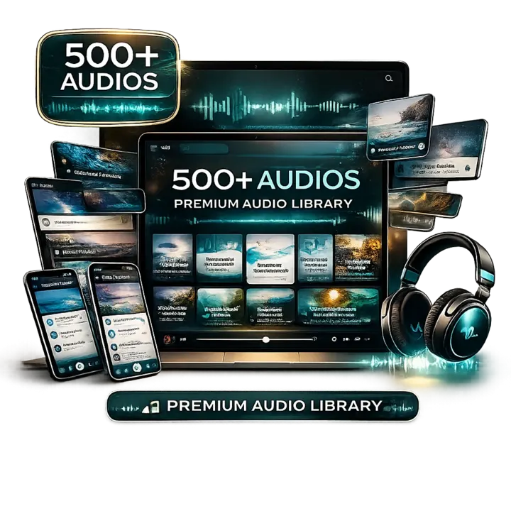 Mega Bono: Biblioteca Premium con más de 500 audios terapéuticos listos para usar